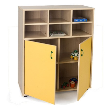 5936-MUEBLE INTERMEDIO ARMARIO Y CASILLERO HAYA MOBEDUC 600809HPS18