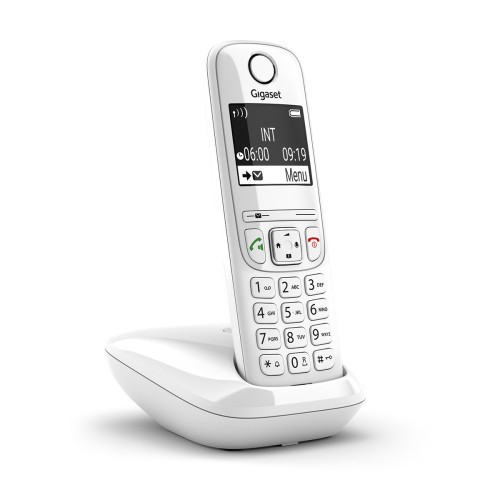 595-Gigaset AS690 Telefono DECT/analogico Identificador de llamadas Blanco