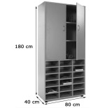 5955-MUEBLE ALTO CASILLERO Y ARMARIO HAYA MOBEDUC 600406HPS18