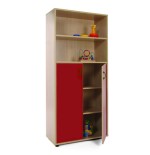 5956-MUEBLE ALTO ARMARIO Y ESTANTERIA HAYA MOBEDUC 600408HPS18