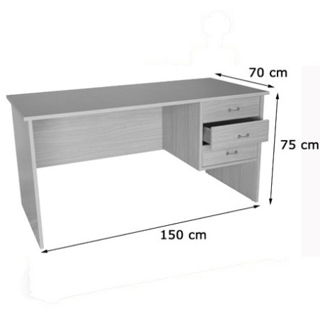 5963-MESA PROFESOR CAJONES HAYA MOBEDUC 600502HPS18