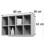 5991-MUEBLE CASILLERO 8 CASILLAS 80-42 HAYA MOBEDUC 600703H18