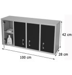 5999-MUEBLE CASILLERO 8 CASILLAS CON PUERTA HAYA MOBEDUC 600711HS18