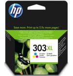 6-HP 303XL PACK CARTUCHO DE TINTA TRICOLOR HP303XL (T6N03AE#ABE)