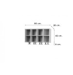 6035-PERCHERO 8 CASILLAS HAYA MOBEDUC 600640H18