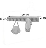 6041-PERCHERO INFANTIL 8 PERCHAS HAYA MOBEDUC 600607H18