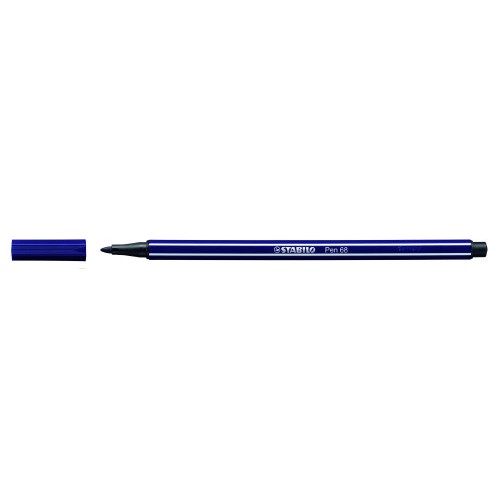 605-ROTULADOR PUNTA FIBRA MEDIA 1MM. PEN 68 AZUL PRUSIA STABILO 68/22