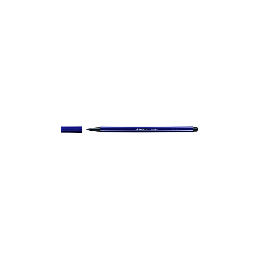 605-ROTULADOR PUNTA FIBRA MEDIA 1MM. PEN 68 AZUL PRUSIA STABILO 68/22