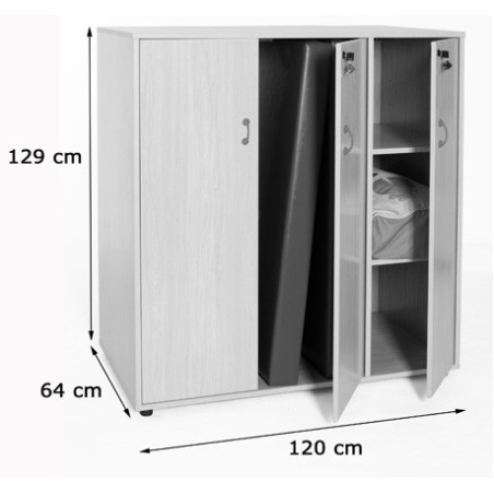 6058-MUEBLE PARA GUARDAR COLCHONETAS Y COMPLEMENTOS HAYA MOBEDUC 600627HPC18