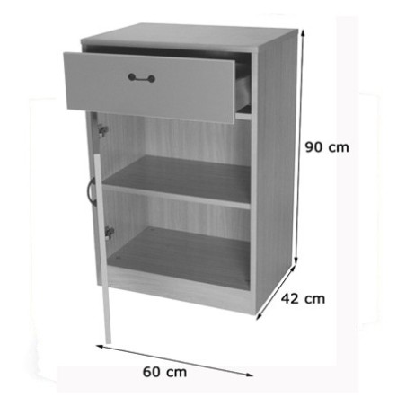 6062-MUEBLE VAJILLERO (FONDO 42 CM) HAYA MOBEDUC 600637HPS18