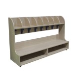 6080-BANCO ZAPATERO PERCHERO 8 CASILLAS HAYA MOBEDUC 600649HP18