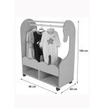 6107-MUEBLE DISFRACES CABALLITO HAYA MOBEDUC 602014HR18