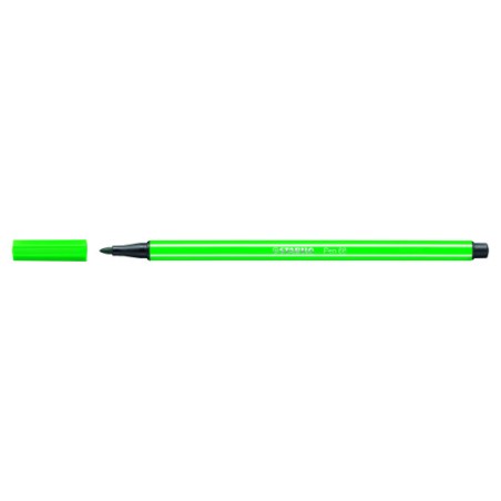 613-ROTULADOR PUNTA FIBRA MEDIA 1MM. PEN 68 VERDE STABILO 68/36