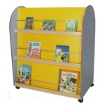 6143-MUEBLE EXPOSITOR DE LIBROS OVALADO HAYA MOBEDUC 602102HR18