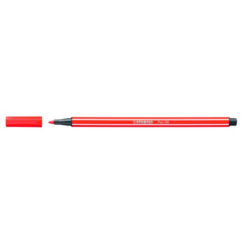 615-ROTULADOR PUNTA FIBRA MEDIA 1MM. PEN 68 ROJO STABILO 68/40