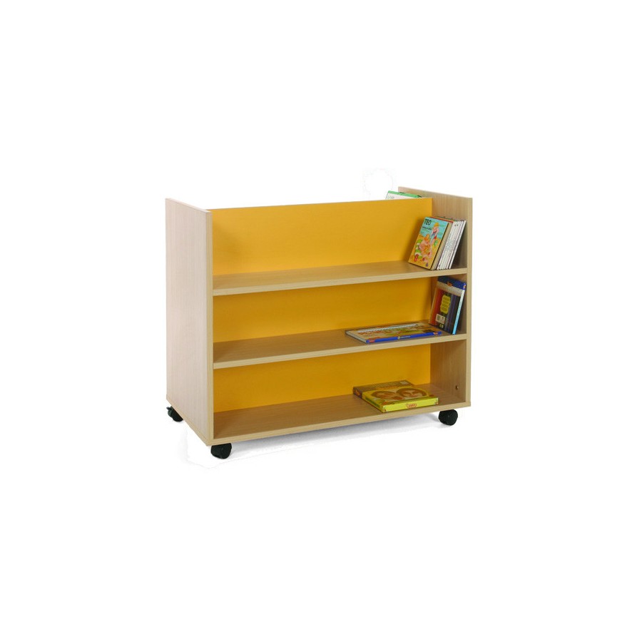 6152-CARRO LIBRERIA DOBLE FRONTAL HAYA MOBEDUC 600903HR18