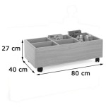 6159-CARRO LIBRERIA BAJO HAYA MOBEDUC 600905HR18