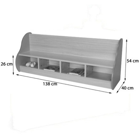 6167-BANCO 4 NINOS HAYA MOBEDUC 602105HP18