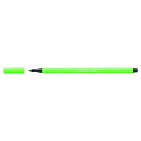 617-ROTULADOR PUNTA FIBRA MEDIA 1MM. PEN 68 VERDE HOJA STABILO 68/43