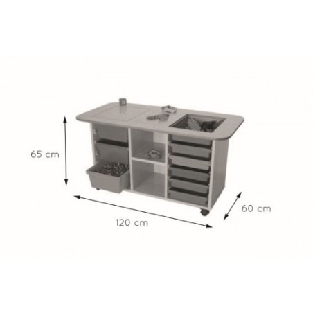 6183-MESA MULTIACTIVIDADES (ALTURA 65 CM) HAYA MOBEDUC 602202HR18