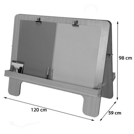 6189-CABALLETE DE PINTURA 4 NINOS HAYA MOBEDUC 602205H18