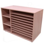 6202-MUEBLE ESTANTERIA Y CARTULINERO BAJO HAYA MOBEDUC 602213HP18