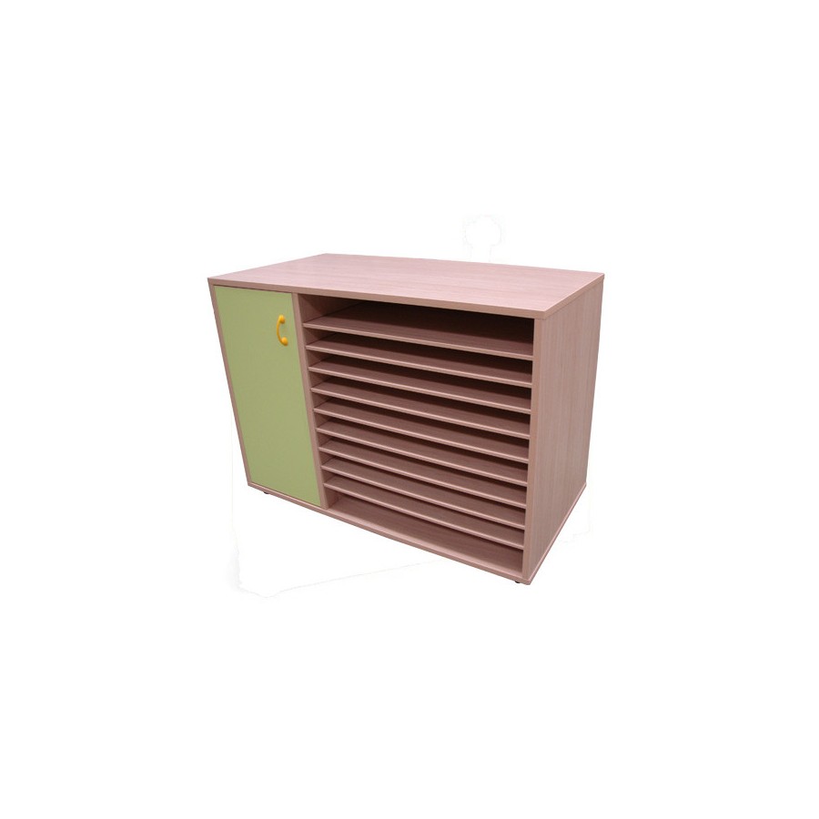 6204-MUEBLE ARMARIO Y CARTULINERO BAJO HAYA MOBEDUC 602214HPS18