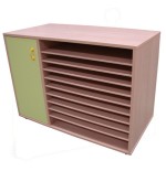 6204-MUEBLE ARMARIO Y CARTULINERO BAJO HAYA MOBEDUC 602214HPS18