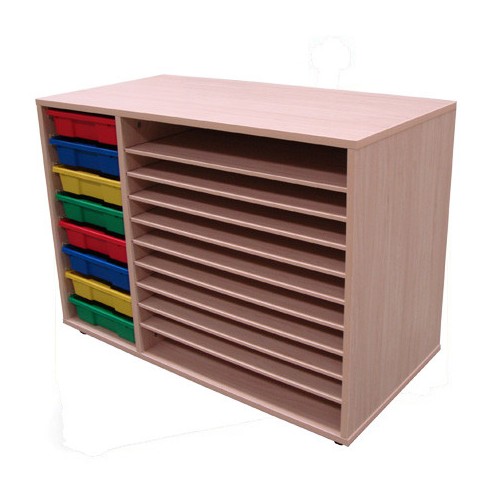 6206-MUEBLE CUBETERO Y CARTULINERO BAJO HAYA MOBEDUC 602215HP18