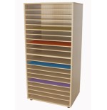 6208-MUEBLE ARCHIVADOR DE CARTULINAS DOBLE HAYA MOBEDUC 602208HP18