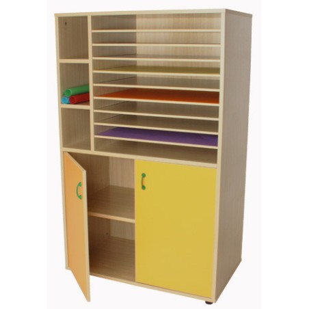 6212-MUEBLE ARMARIO Y CARTULINERO  HAYA MOBEDUC 602210HPS18