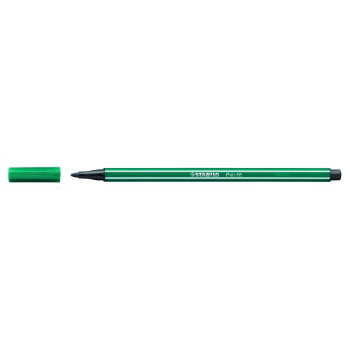 624-ROTULADOR PUNTA FIBRA MEDIA 1MM. PEN 68 VERDE TURQUESA STABILO 68/53