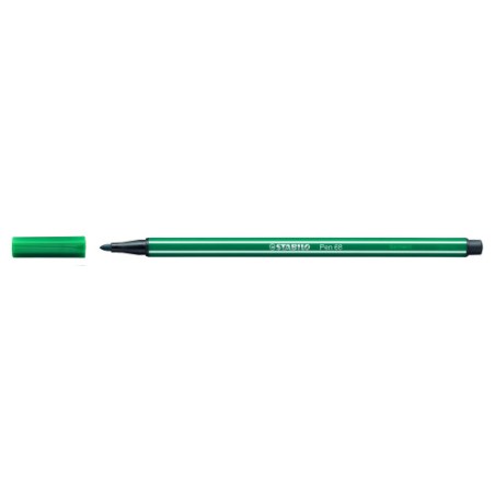 624-ROTULADOR PUNTA FIBRA MEDIA 1MM. PEN 68 VERDE TURQUESA STABILO 68/53