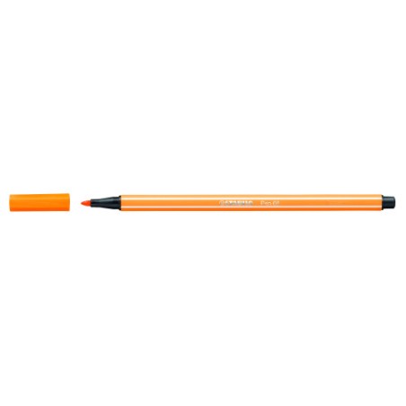 625-ROTULADOR PUNTA FIBRA MEDIA 1MM. PEN 68 NARANJA STABILO 68/54