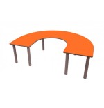 6314-MESA EN "U" 150X120 CM (TALLA 0 - 3) HAYA MOBEDUC 600556.12H140