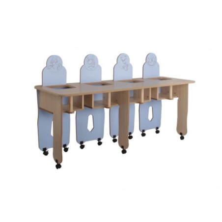 6351-TRONA RECTA 4 NINOS/ AS HAYA MOBEDUC 600568H196