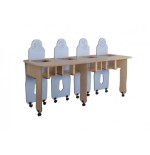 6351-TRONA RECTA 4 NINOS/ AS HAYA MOBEDUC 600568H196