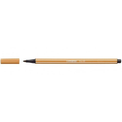 636-ROTULADOR PUNTA FIBRA MEDIA 1MM. PEN 68 OCRE OSCURO STABILO 68/89