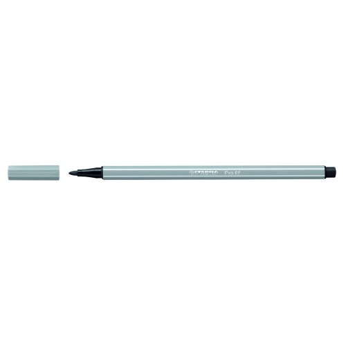 638-ROTULADOR PUNTA FIBRA MEDIA 1MM. PEN 68 GRIS MEDIO STABILO 68/95