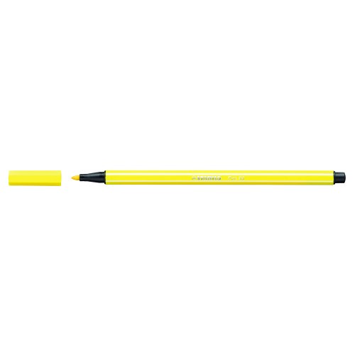 642-ROTULADOR PUNTA FIBRA MEDIA 1MM. PEN 68 AMARILLO NEON STABILO 68/024
