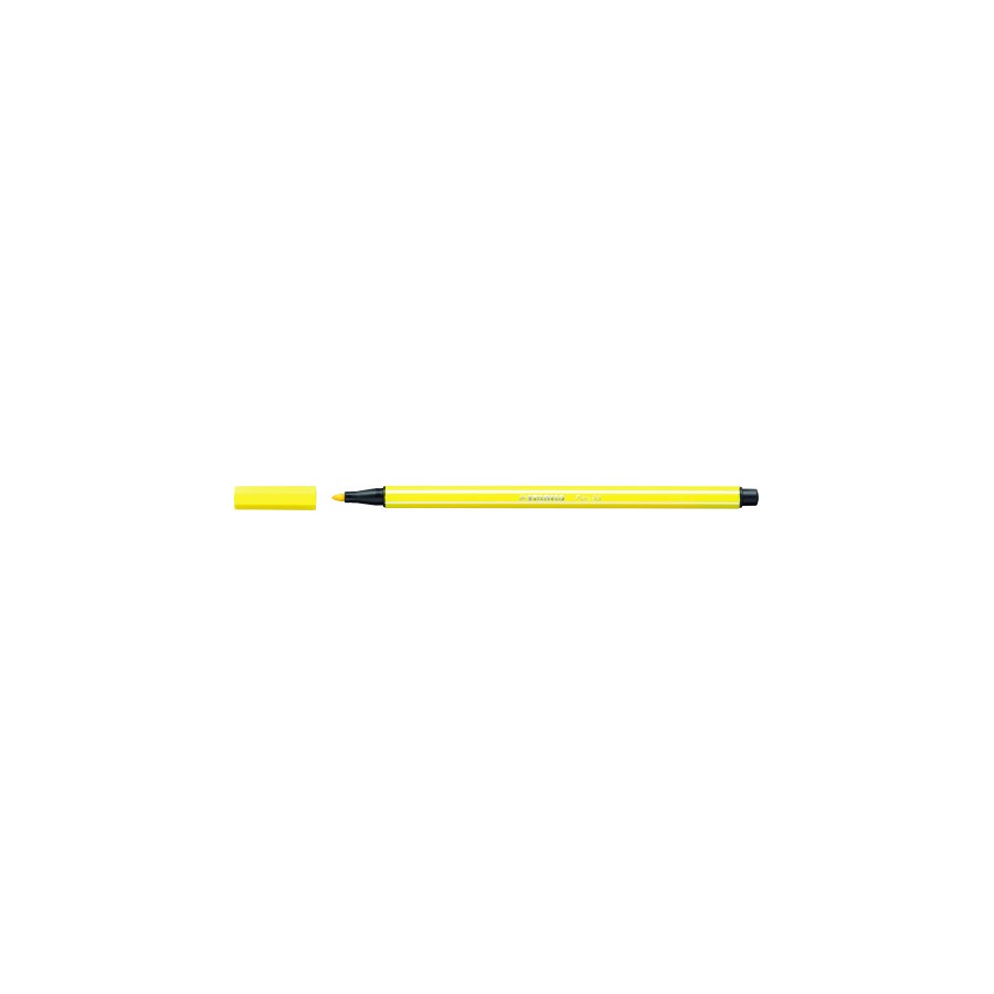 642-ROTULADOR PUNTA FIBRA MEDIA 1MM. PEN 68 AMARILLO NEON STABILO 68/024
