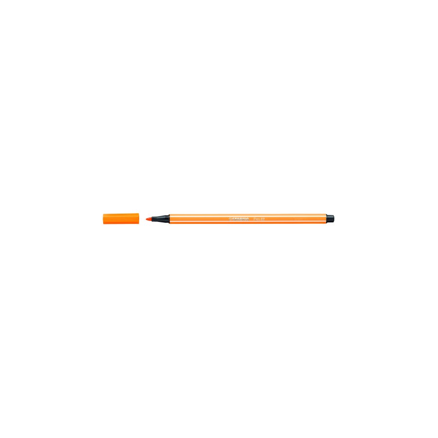 646-ROTULADOR PUNTA FIBRA MEDIA 1MM. PEN 68 NARANJA NEON STABILO 68/054