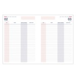 6587-AGENDA PLANNING PERPETUO DIA PAGINA 21 X 29 CM AZUL DOHE 12132