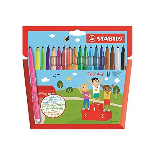 STABILO Trio A-Z rotulador Fino Multicolor 18 pieza(s)