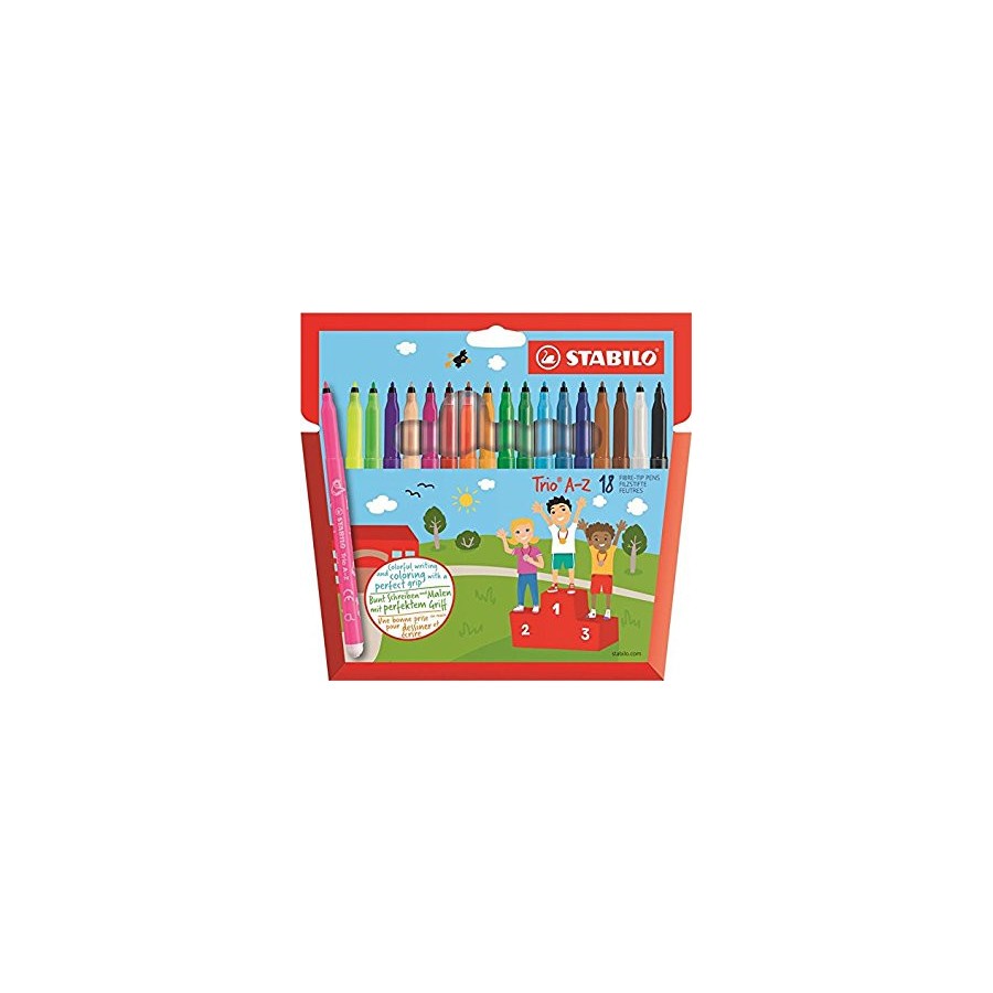 STABILO Trio A-Z rotulador Fino Multicolor 18 pieza(s)