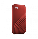 SANDISK MY PASSPORT TM SSD 500GB, RED, 1050MB/S READ, 1000MB/S WRITE, PC & MAC COMPATIABLE