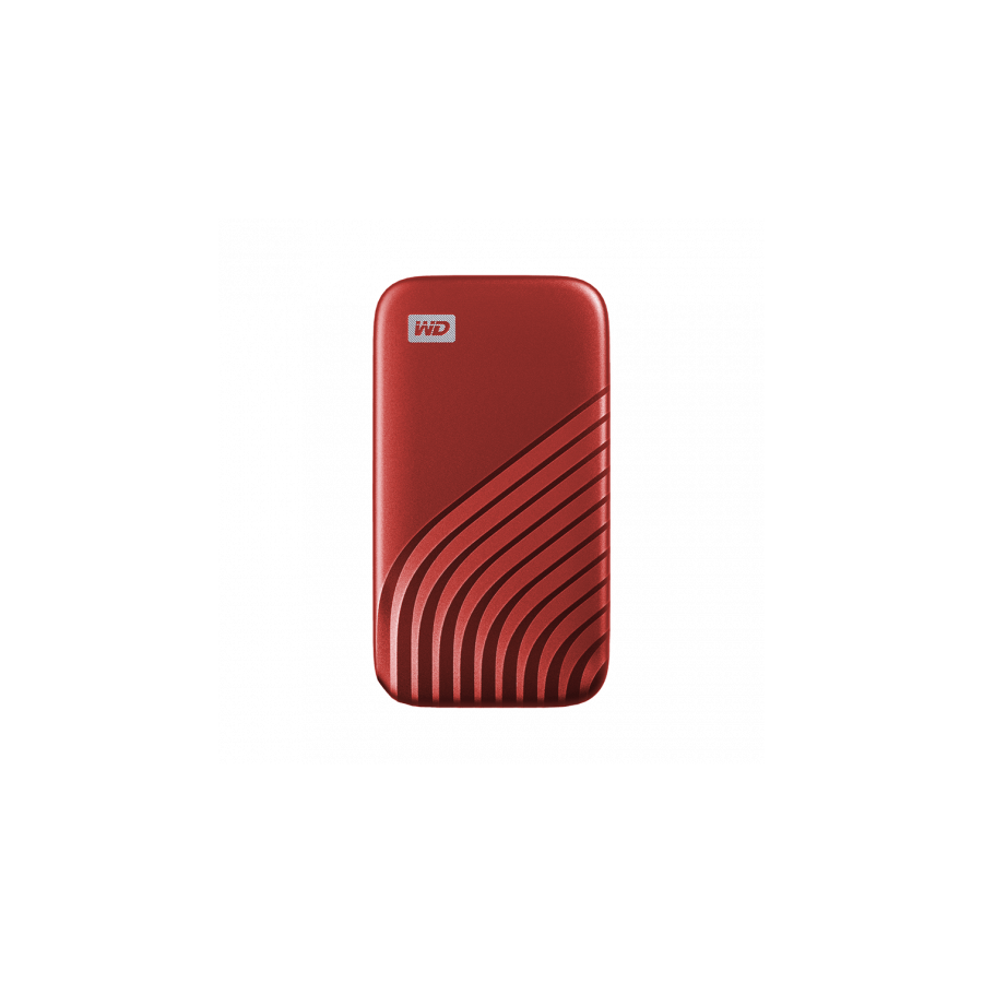 6680-SANDISK MY PASSPORT TM SSD 2TB RED, 1050MB/S READ, 1000MB/S WRITE, PC & MAC COMPATIABLE