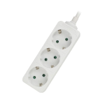 6695-Ewent EW3958 base multiple 1,5 m 3 salidas AC Interior Blanco