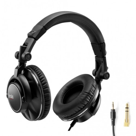 6699-Hercules HDP DJ60 Auriculares Diadema Conector de 3,5 mm Negro