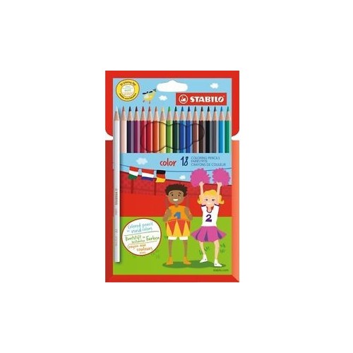 ESTUCHE 18 LAPICES PUNTA 2,5MM. COLOR COLORES SURTIDOS STABILO 1918/77/11
